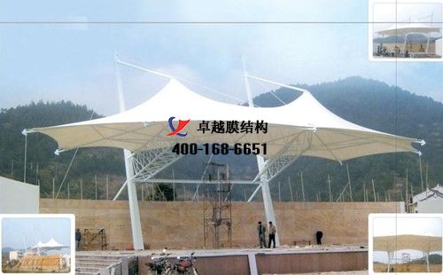 開封<font color='red'>膜結構看臺</font>/舞臺【開封雙飛科技有限公司等】設計施工案例