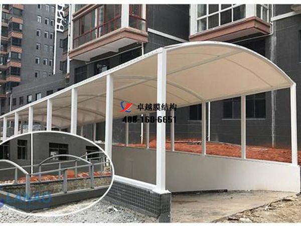 陽泉膜結(jié)構(gòu)地下車庫(kù)出入口【陽泉市工程有限公司等】設(shè)計(jì)施工案例