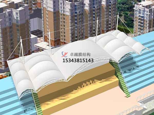 吳忠市體育場膜結構罩棚/籃球、羽毛球、網球場地設計【公司直銷】?? ?