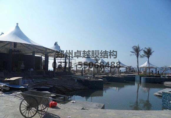 大型收費站膜結構褶皺問題的具體分析